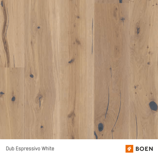 Dub Espressivo white – drevená podlaha